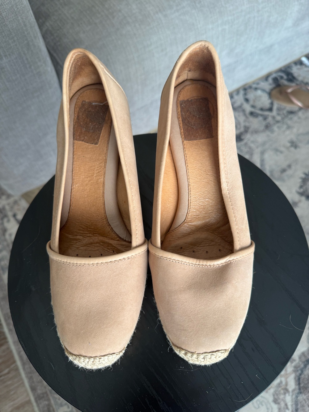 Nurture by Lamaze Beige Espadrille Wedge SZ 7